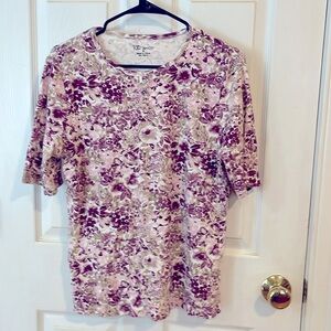 Short sleeve floral t shirt